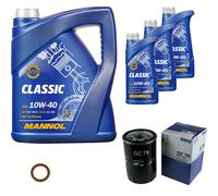 Mahle Olio Filtro 8 L Mannol Classic 10W-40 Per Opel Senator A 2.5 Monza