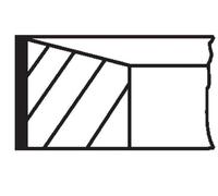 MAHLE ORIGINAL 007 RS 00150 0N0 Kit fasce elastiche per FIAT DUCATO Kasten (244)