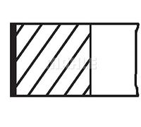 MAHLE ORIGINAL 009 36 N1 Kit fasce elastiche per FIAT PANDA (169) PUNTO (176)