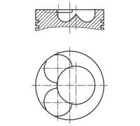 Pistone MAHLE 028 07 00