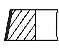Mahle Original 030 31 N0 Set anelli elastici pistone