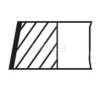 Mahle Original 038 52 N0 Set anelli elastici pistone