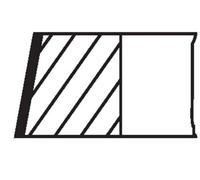 MAHLE ORIGINAL 038 52 N2 Kit fasce elastiche per VOLVO XC60 (156) XC90 I (275)