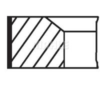 MAHLE ORIGINAL 043 21 V0 Kit fasce elastiche