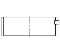 MAHLE ORIGINAL 081 PL 21836 000 Bronzina di biella Bronzine Motore Bronzine Motore Bronzine di Banco