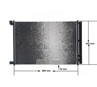 MAHLE ORIGINAL AC 412 000S Condensatore climatizzatore