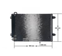 Condensatore, impianto di climatizzazione MAHLE AC 666 000S
