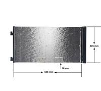 Condensatore, impianto di climatizzazione MAHLE AC 751 000S