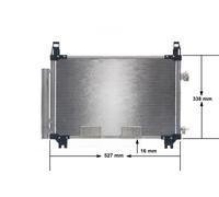 MAHLE ORIGINAL AC 806 000S Condensatore climatizzatore con essiccatore senza