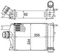 MAHLE CI 497 000S Intercooler