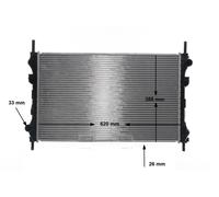 MAHLE ORIGINAL CR 1140 000S Radiatore motore