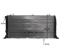 MAHLE ORIGINAL CR 1415 000S Radiatore motore