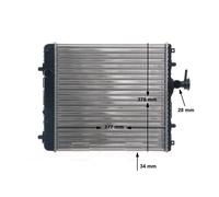 MAHLE ORIGINAL CR 1495 001S Radiatore motore