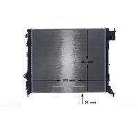 MAHLE ORIGINAL CR 1967 000S Radiatore motore