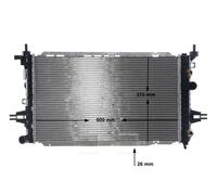 MAHLE ORIGINAL CR 2105 000S Radiatore motore