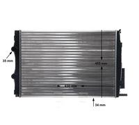 MAHLE ORIGINAL CR 22 001S Radiatore motore