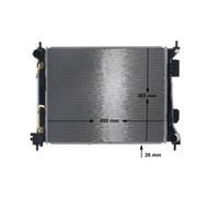 MAHLE ORIGINAL CR 2269 000S Radiatore motore