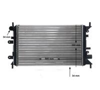 MAHLE ORIGINAL CR 377 000S Radiatore motore