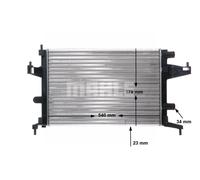 MAHLE ORIGINAL CR 388 000S Radiatore motore