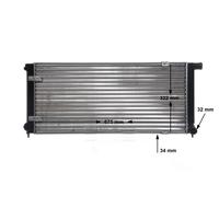 MAHLE CR 407 000S Radiatore motore