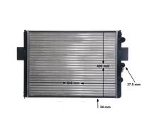 MAHLE ORIGINAL CR 633 000S Radiatore motore