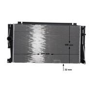 MAHLE ORIGINAL CR 775 001S Radiatore motore