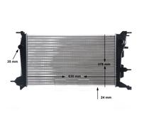 MAHLE ORIGINAL CR 840 001S Radiatore motore
