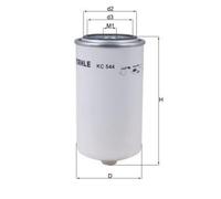 MAHLE ORIGINAL KC 544 Filtro carburante Filtro combustibile per BMC FATIH Filtro