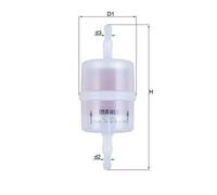 MAHLE ORIGINAL KL 1022 Filtro carburante Filtro combustibile Filtro per