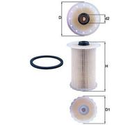 MAHLE ORIGINAL KX 229D Filtro carburante Filtro combustibile Cartuccia filtro