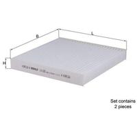 MAHLE ORIGINAL LA 630/S Filtro abitacolo per BMW X3 (F25) X4 (F26) Filtro Filtro