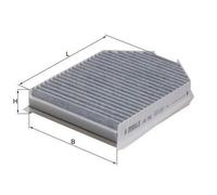 MAHLE ORIGINAL LAK 364 Filtro abitacolo per JAGUAR XK Coupe (X150) Filtro al