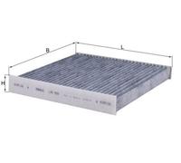 MAHLE ORIGINAL LAK 859 Filtro abitacolo per FORD TRANSIT TOURNEO FB Filtro al