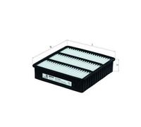 MAHLE ORIGINAL LX 1076 Filtro aria per HONDA CIVIC IV Stufenheck (ED)