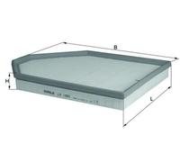 Filtro aria KNECHT LX 1991