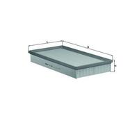 MAHLE ORIGINAL LX 2024 Filtro aria per VW Touareg (7LA, 7L6, 7L7)