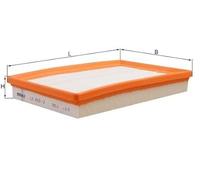 MAHLE ORIGINAL LX 4031/2 Filtro aria adatto per MERCEDES-BENZ V-Klasse (W447) Cartuccia filtro