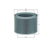 MAHLE ORIGINAL LX 486 Filtro aria adatto per PEUGEOT 205 II (20A/C) 505 (551A)
