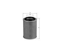 MAHLE ORIGINAL LX 567 Filtro aria adatto per MERCEDES-BENZ 100 Kasten (631)