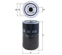MAHLE ORIGINAL OC 202 Filtro olio per FORD 7000-Serie per NEW HOLLAND TM
