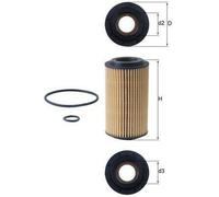 Filtro olio KNECHT OX 153D4