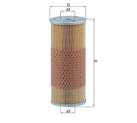 MAHLE ORIGINAL OX 59 Filtro olio adatto per MERCEDES-BENZ MB-TRAC UNIMOG