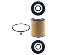 MAHLE Filtro olio Cartuccia filtro con guarnizioni OX 146D Compatibilità con VAN HOOL T-Serie, NEOPLAN Centroliner, MAN E2000, MAZ-MAN F 2000, ERF ECM