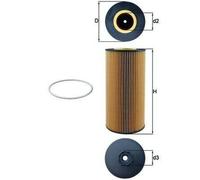 MAHLE OX 348D Filtro olio per VW VOLKSBUS WORKER adatto per MERCEDES-BENZ AXOR