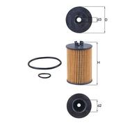 Filtro olio KNECHT OX 382D