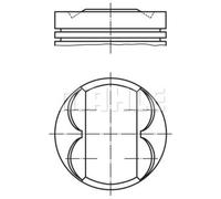 MAHLE Pistone Per BMW 1Er Cabriolet 125I 128I Z4 Coupe 3.0 Si 081 PI 00106 001