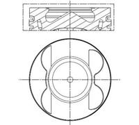 MAHLE Pistone per Mercedes-Benz Sprinter 35-T Kasten 319 CDI 318