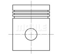 MAHLE Pistoni Adatti Per Opel Meriva Astra H L48 1.6 L35 L08 F35