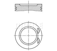 MAHLE Pistoni Adatti Per Opel Omega B V94 2.0 16V Vectra J96 2.0i 21 22 23 85