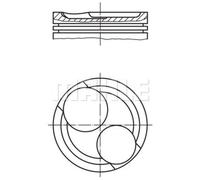 MAHLE Pistoni Adatti Per Opel Vauxhall Kadett E CC 33 34 43 44 1.3i Cat 1.3 S